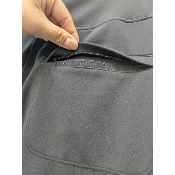 Athleta Women’s Leggings Delancey Moto Tight Black Ankle Zip Athleisure Size S - Picture 12 of 16